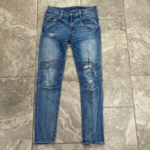 Denim & Supply Ralph Lauren Women’s D & S‎ Morgan Crop Skinny Destroyed Size 26